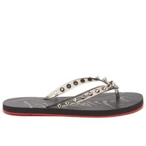 Christian Louboutin flip flops